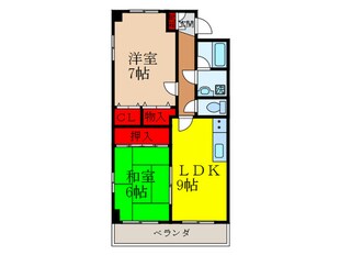 メゾンオ－クラの物件間取画像